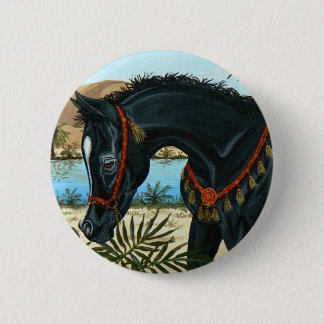 Kleiner Fohlenknopf Prinzen Arabian Pferde Button