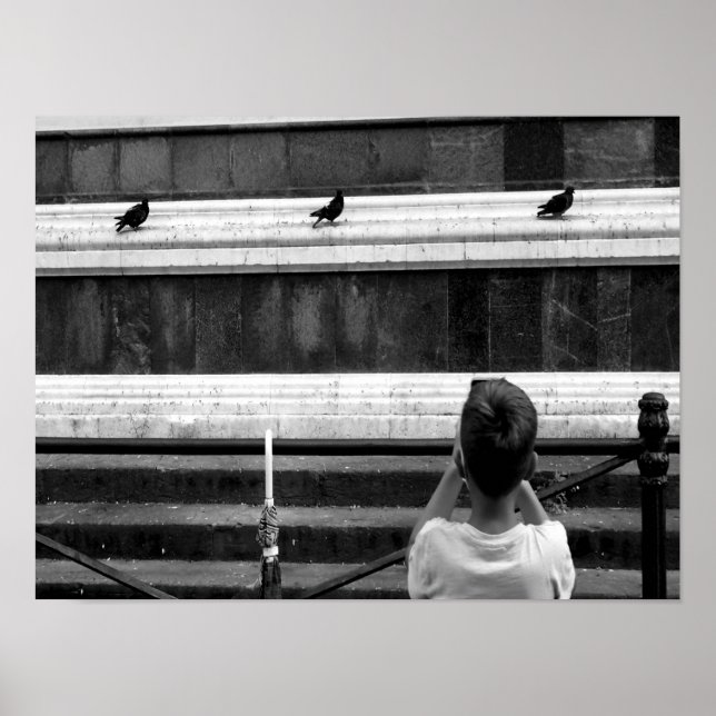 Kleiner Fotograf Poster (Vorne)