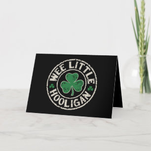 Kleiner Frechdachs Kleeblatt St. Patrick's Day Dankeskarte