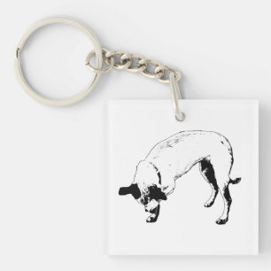 Kleiner Freude Terrier Schlüsselanhänger