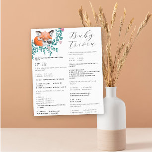 Kleiner Fuchs - Baby Trivia   Baby Showspiel