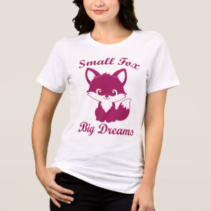 Kleiner Fuchs, große Träume Süßes Fuchs T-Shirt Tri-Blend Shirt