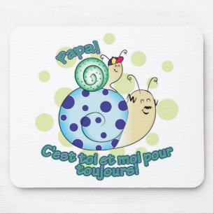 Kleiner garçon à Papa Mousepad