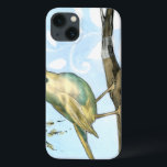 Kleiner Gelbbvogel auf einem Zweig nach oben Case-Mate iPhone Hülle<br><div class="desc">Dieses Bild ist perfekt für Ihre Vogelsammlung. Der kleine gelbe Vogel und der blaue pastellfarbene Hintergrund dieses Bildes sind einfach,  aber beruhigend und können leicht zu jedem Zazzle-Produkt hinzugefügt werden. Wählen Sie dieses Bild heute aus.</div>