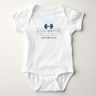 Kleiner Gewichtheber Kommt Bald Bodybuilding Baby Strampler