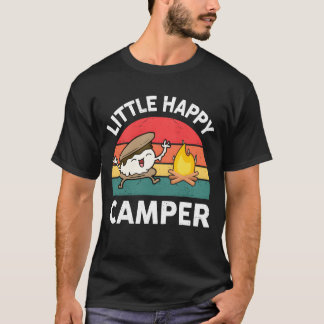 Kleiner glücklicher Camper Camping-Geschenk T-Shirt