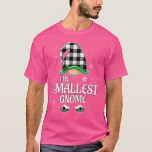 Kleiner Gnome Buffalo Karierte Weihnachtsmatte T-Shirt