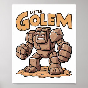 Kleiner Golem Ck Zur Schule Kid Golem Poster