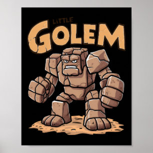 Kleiner Golem Zurück zur Schule Kinder Golem Poster