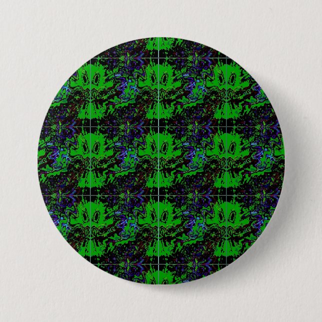 Kleiner grüner Teufel Button (Vorderseite)