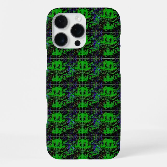 Kleiner grüner Teufel iPhone Hülle (Rückseite)