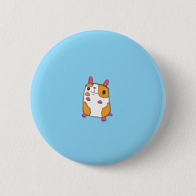 Kleiner Hamster-Button Button (Vorderseite)