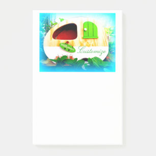 Kleiner Haus-Sinti und Romawohnwagen Post-it Klebezettel