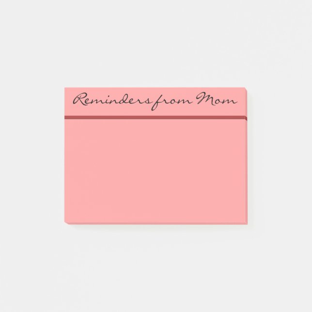 Kleiner Helfer der Mama Post-it Klebezettel (Vorderseite)