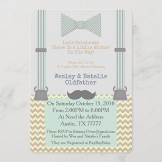 Kleiner Herr BabyShower Invite Einladung