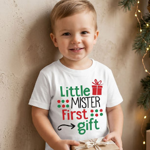 Kleiner Herr erstes Weihnachtsgeschenk T-Shirt