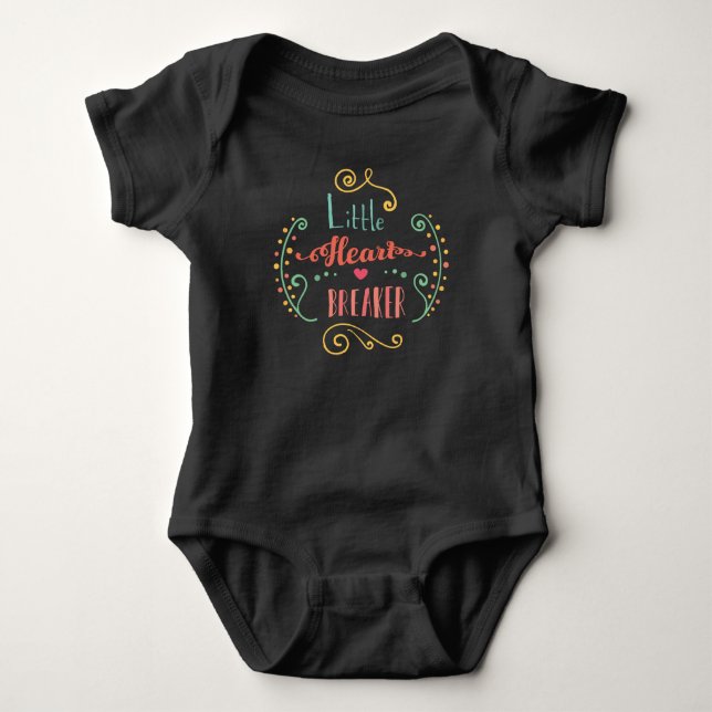 Kleiner Herzbrecher Baby Strampler (Vorderseite)