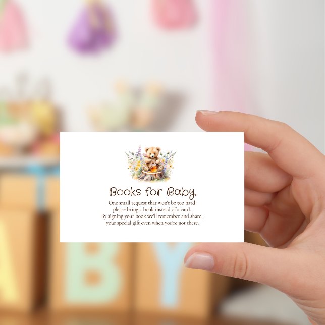 Kleiner Honig auf dem Weg Bücher für Baby-Beilage Begleitkarte (Von Creator hochgeladen)