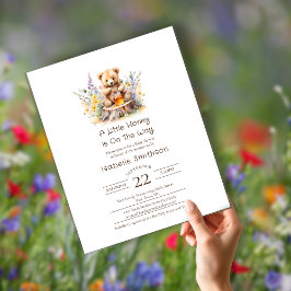 Kleiner Honig auf dem Weg Teddy Baby Dusche