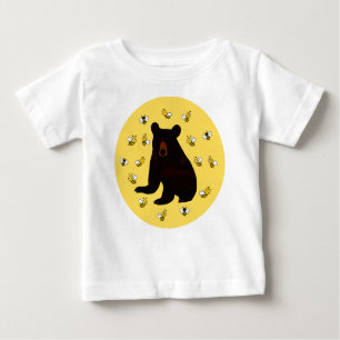 Kleiner Honigbienenbär Baby T-shirt