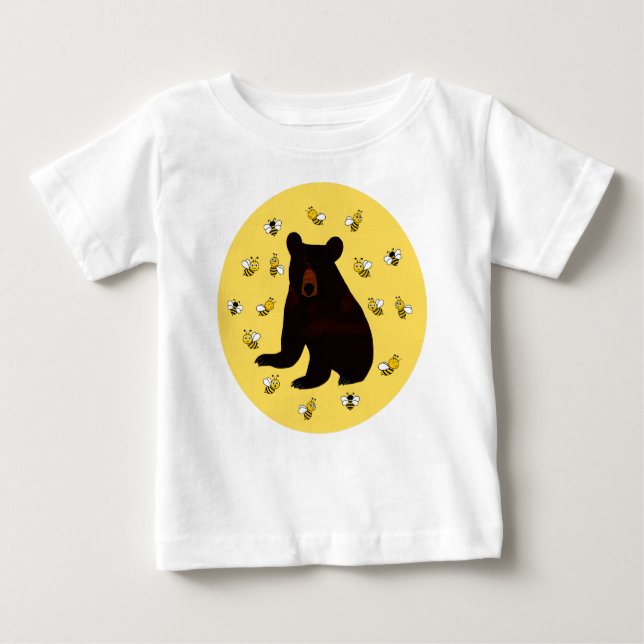Kleiner Honigbienenbär Baby T-shirt (Vorderseite)