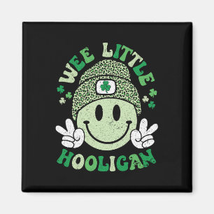 Kleiner Hooligan-Lächeln Gesicht St. Patricks Tag Magnet