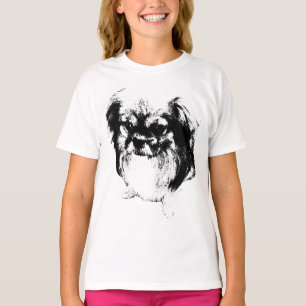 Kleiner Hund, große Einstellung T-Shirt
