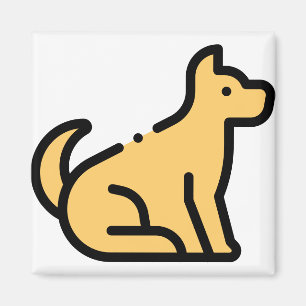 Kleiner Hund Magnet