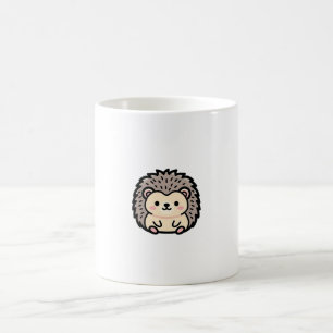 Kleiner Igel – Süße Kawaii-Illustration Kaffeetasse