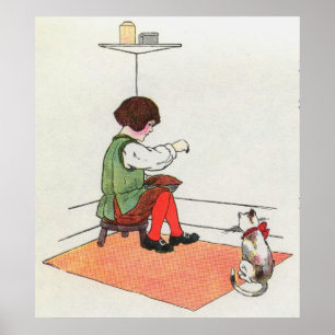 Kleiner Jack Horner Sat in der Ecke Poster