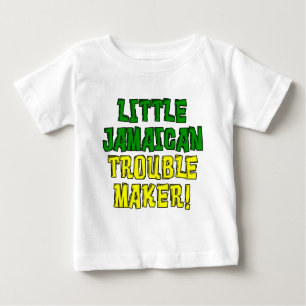 Kleiner jamaikanischer Trouble Maker Baby T-shirt