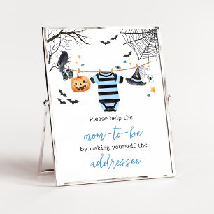 Kleiner Junge Boo Halloween Babys sind süß Schild