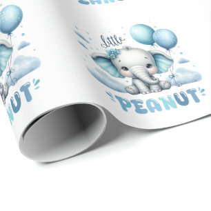 Kleiner Junge Erdnuss Geschenkpapier