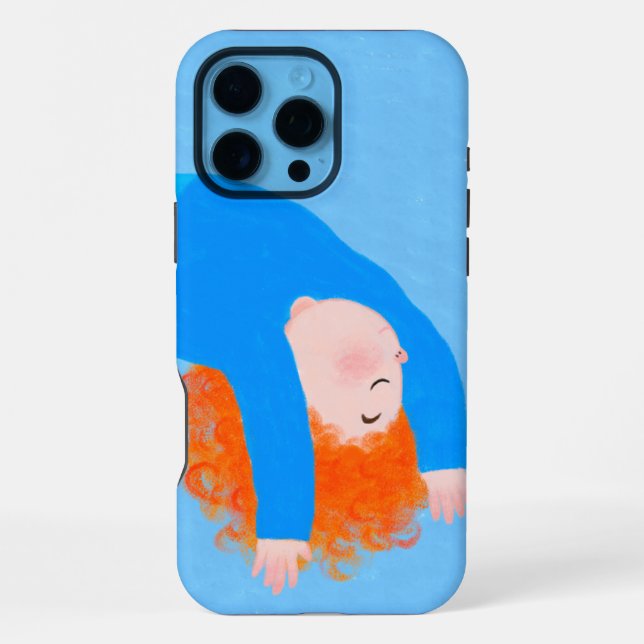 Kleiner Junge iPhone Hülle (Rückseite)