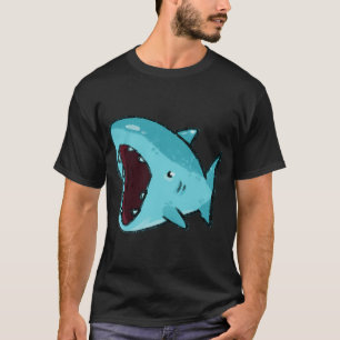 Kleiner kauender Hai T-Shirt
