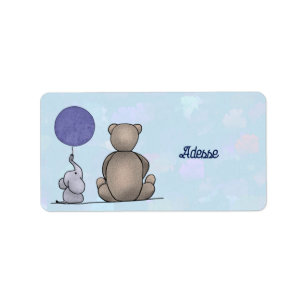 Kleiner Kerl Adressaufkleber