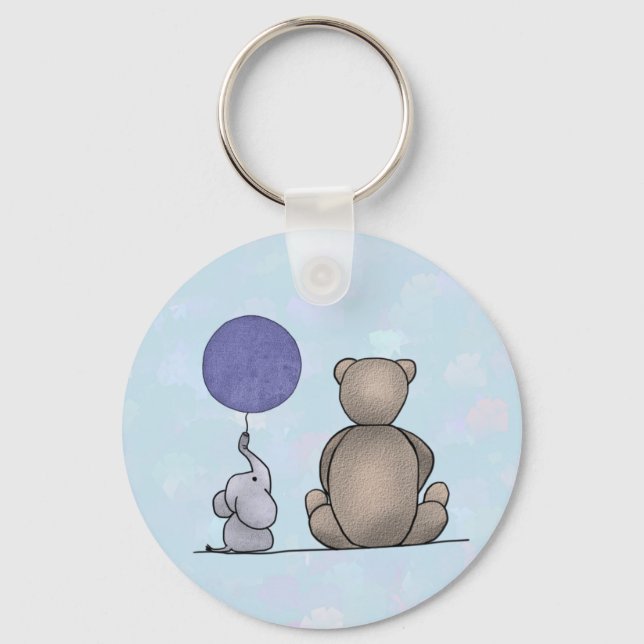 Kleiner kerl Postkarte Schlüsselanhänger (Vorderseite)