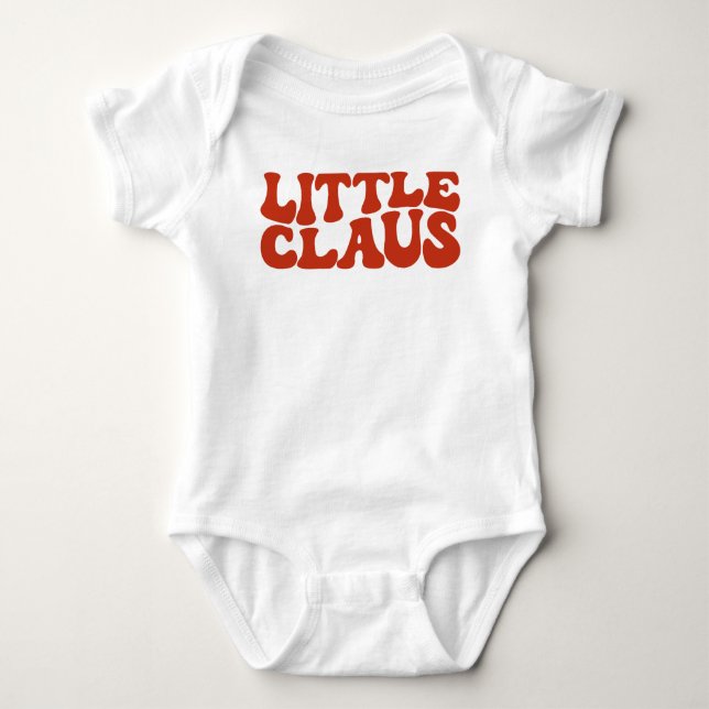 Kleiner Klaus, Weihnachtskid Baby Strampler (Vorderseite)