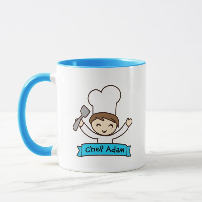 "Kleiner Koch" Kinder-Grafik-Mug Tasse (Links)