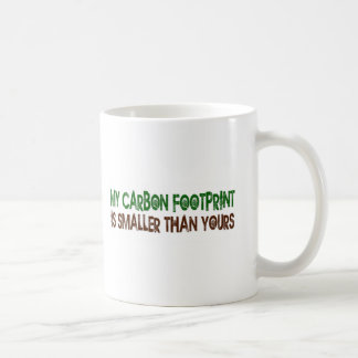 Kleiner Kohlenstoff-Abdruck Tasse