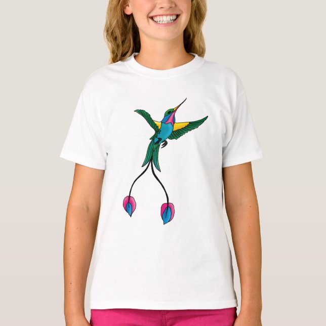 Kleiner Kolibri T-Shirt (Vorderseite)