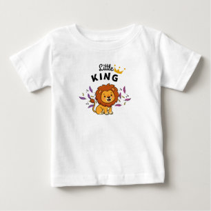 Kleiner König entworfen Baby T-shirt