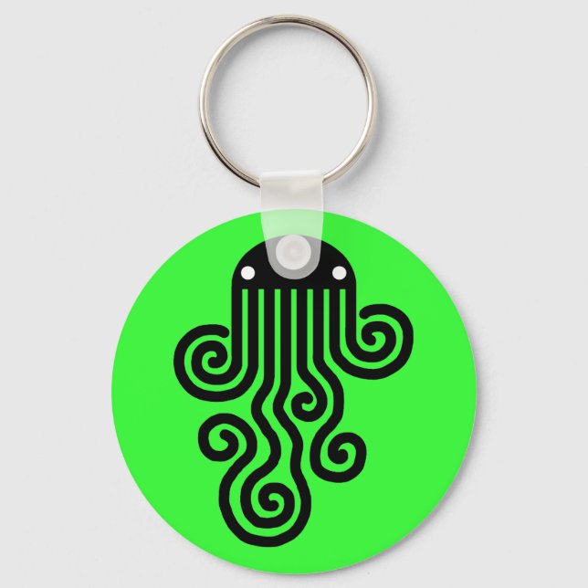 Kleiner Kraken Schlüsselanhänger (Vorderseite)