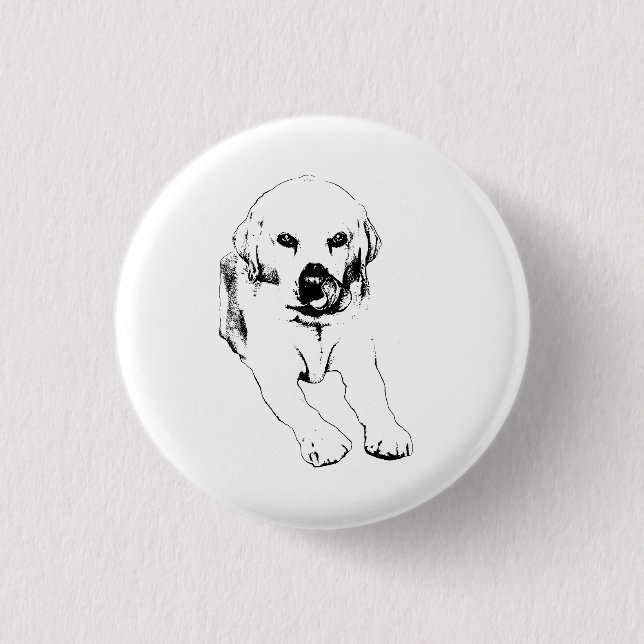 Kleiner Kreis, großer Lab Button (Vorderseite)