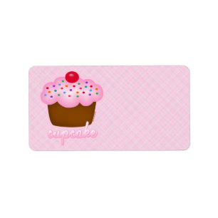 Kleiner Kuchen Adressaufkleber