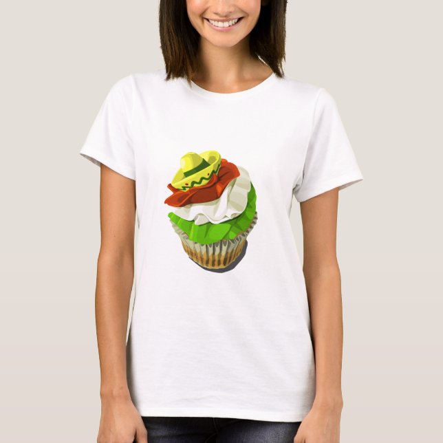 Kleiner Kuchen Cinco Des Mayo T-Shirt (Vorderseite)