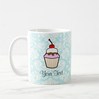 Kleiner Kuchen; niedlich Kaffeetasse