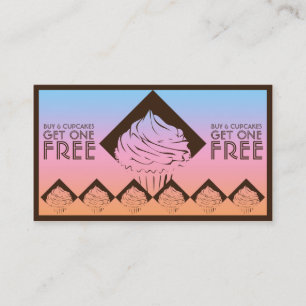 kleiner Kuchen sherbert Diamant-Briefmarkenkarte Treuekarte