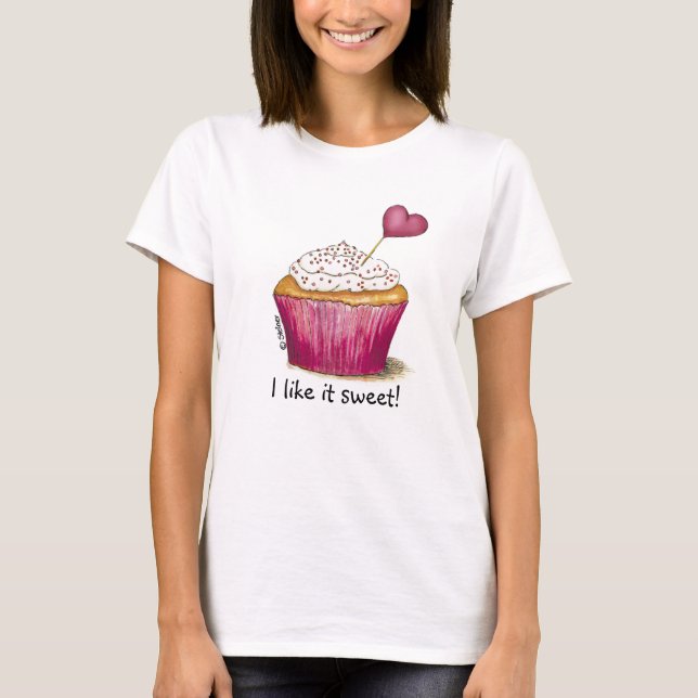 Kleiner Kuchen - süßester Tag T-Shirt (Vorderseite)