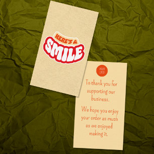 Kleiner Kunde Vielen Dank Geschäftskarte Visitenkarte